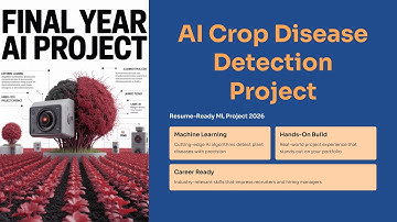 AI Crop Disease Detection Project | Resume-Ready ML Project 2026