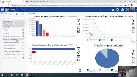 Como Listar Ajustes de Inventarios por Números en eFactory Software ERP