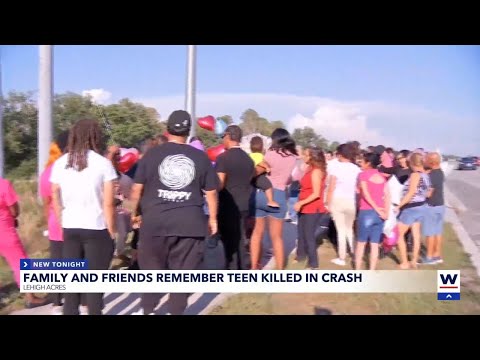 Friends and Family honor teen killed in crash - YouTube