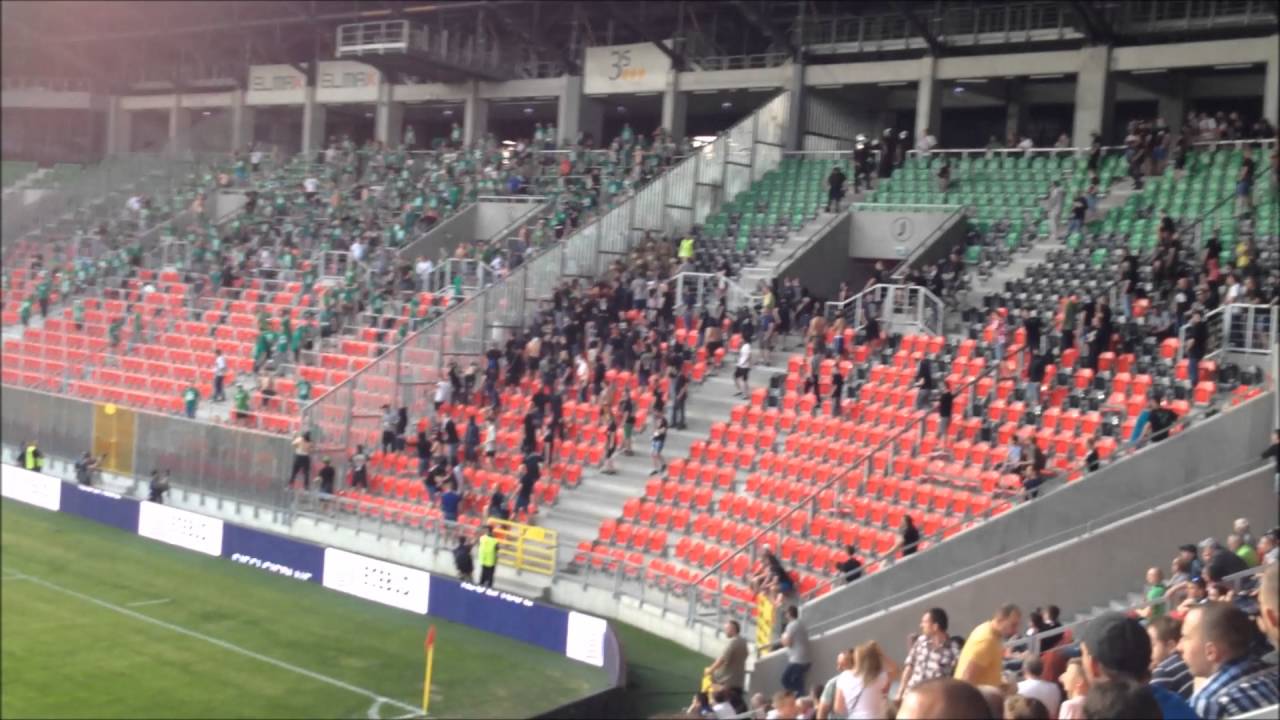 Zamieszki GKS-u Tychy z Radomiakiem 22.05.2016
