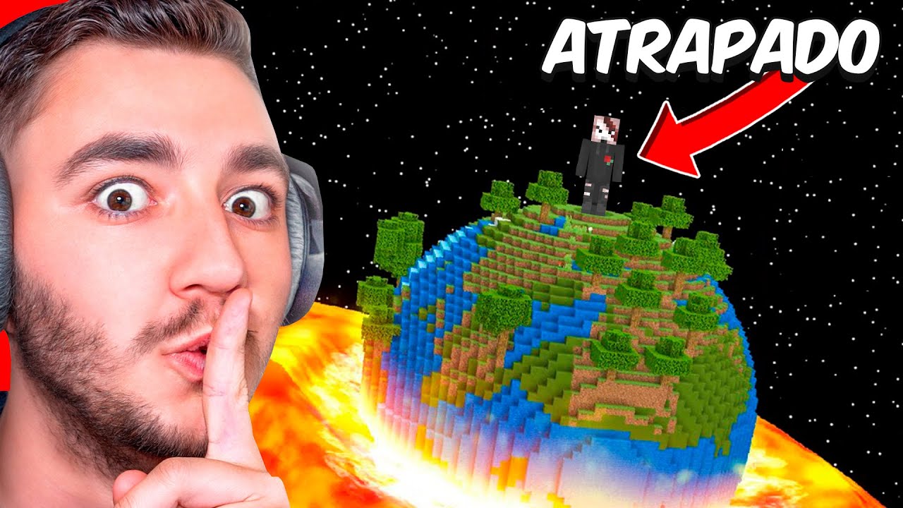 Atrapé a mi Amigo en el ESPACIO en MINECRAFT
