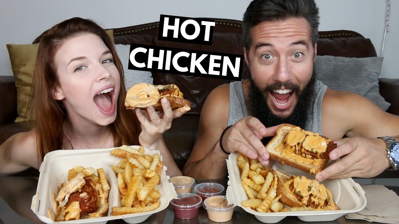 HOT FRIED CHICKEN MUKBANG! (Nashville Style) ft Maxnosleeves