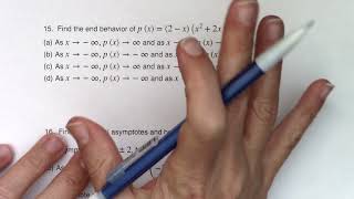 Math 21 Sample Final MC15