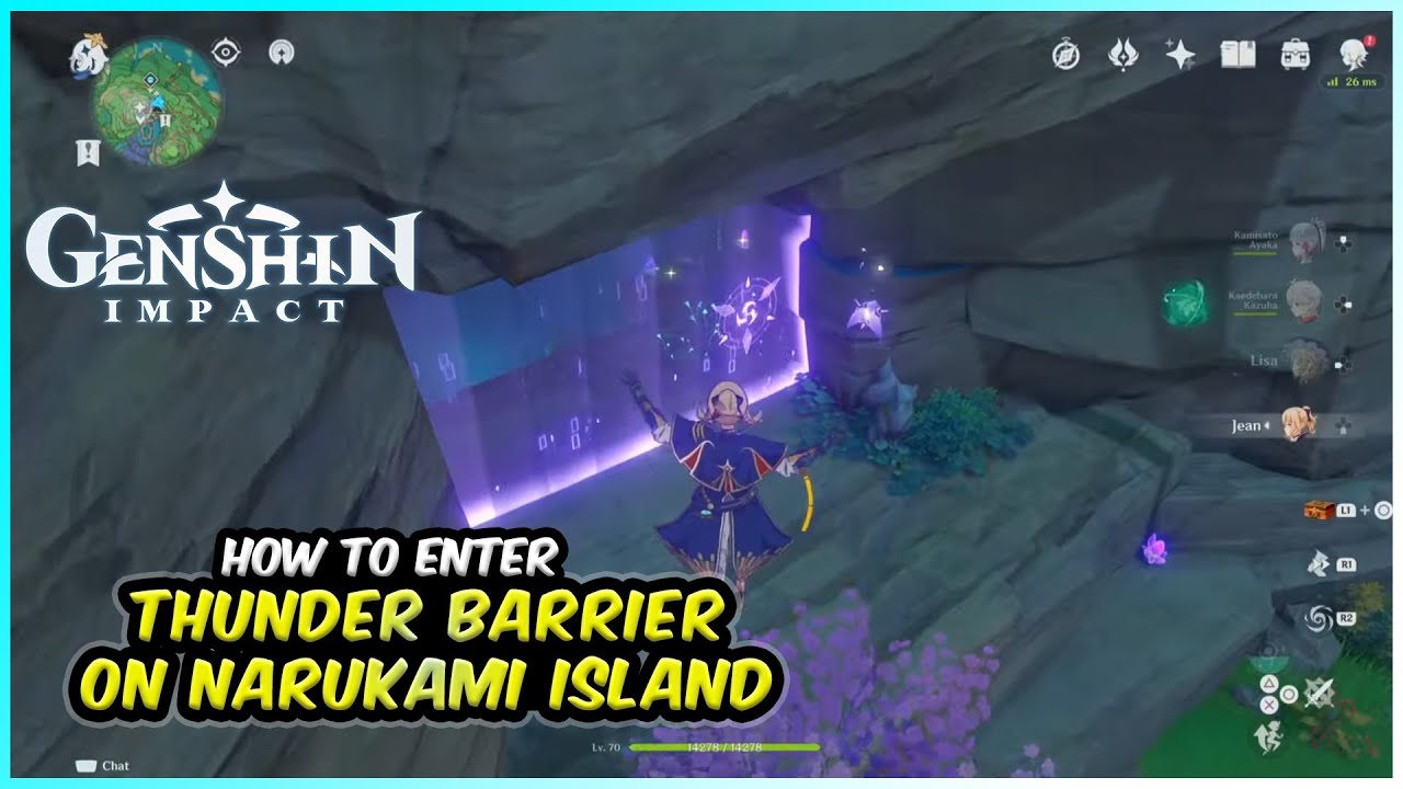 How To Enter Thunder Barrier on Narukami Island Genshin Impact YouTube