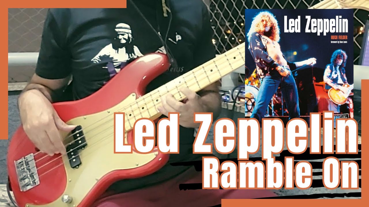 Led Zeppelin Ramble On [BASS COVER] SX Precision SPB57+ flatwound