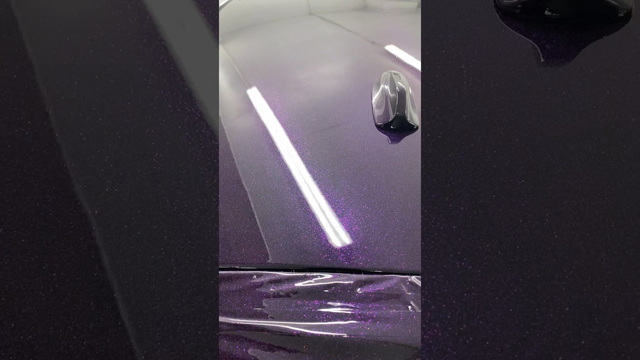 Custom purple glitter paint pt2 😍 