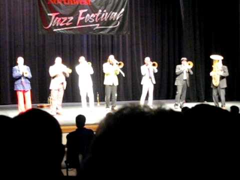 Mnozil Brass (www.mnozilbrass.at head to the Wild West and stop in Powell, Wyoming to perform "Magic Moments" for a full house at the Powell High School Auditorium as apart of the Northwestern Jazz Festival (area.northwestcollege.edu usic/jazzfest/index.htm). Don't miss out--two more shows before they head back! Check out their up-coming shows worldwide: www.mnozilbrass.at Mnozil Brass are the most dynamic brass group we have around today. They encompass many different genres of music from traditional Volksmusik of Austria to jazz to the refinement of classical to even some poplar music. No sheet or chairs for these guys...well, sometimes the occasional chair is used, but not for long or for what you're use to seeing. Their shows are filled with hard-hitting brass, delicate moments, drama and hilarious comedy--something for everyone! They do over 120 shows worldwde, but just in case they don't come in your neck of the woods--NO FEAR--they have CDs, DVDs and even for those that aren't faint of heart, can try a shot at some of their music with SHEET MUSIC. www.mnozilbrass.at For those in the US, you can try getting your swag at Just for Brass www.justforbrass.com Wondering what these cool cats play? Head over to Schagerl of Austria and have a look for yourself: www.schagerl.at