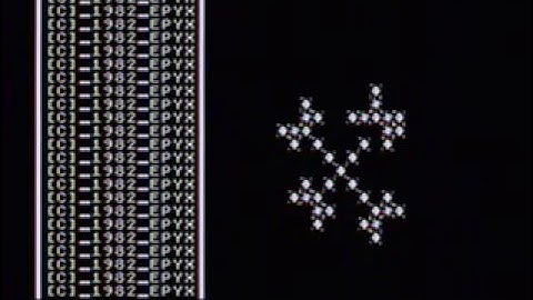 Alien Garden. Atari 800 Game Play