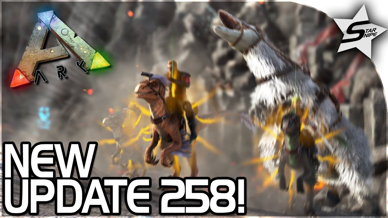 NEW ARK 258 UPDATE, FIRST GAMEPLAY - YUTYRANNUS, MEGALANIA, MEGATHERIUM, MORE - ARK Survival Evolved