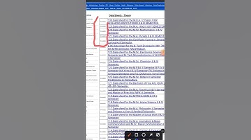 DATESHEET INFORMATION #KUK# M.A, M.SC