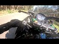 Fighting with the ninja h2 on the road