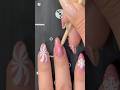Candy cane ❤️🤍 #shorts #nailart #nails #naildesigns #winternails #holotaco #naturalnails