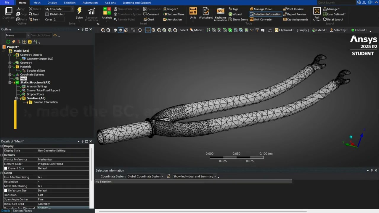 Nexus by Cosmon - Bike Fork Design and Analysis