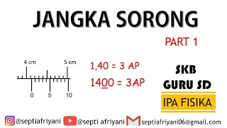 JANGKA SORONG PART 1 (SKB GURU SD-FISIKA)