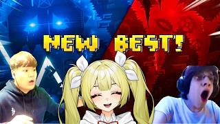 New Player Reacts to The FUNNIEST Rage Compilation In Geometry Dash