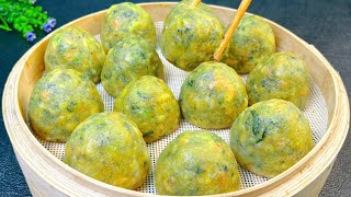 茼蒿菜這樣做，好吃到不想停筷子，無水無油，多吃了也不會長胖，【麗麗廚房】，#茼蒿菜窩窩頭料理，#茼蒿菜窩窩頭食譜，#茼蒿菜家常做法，#家常菜，#茼蒿菜的作用與功效，#茼蒿菜怎樣做好吃 ，#特色菜