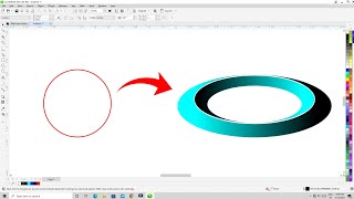 How To Create a 3D Circle Design in Coreldraw
