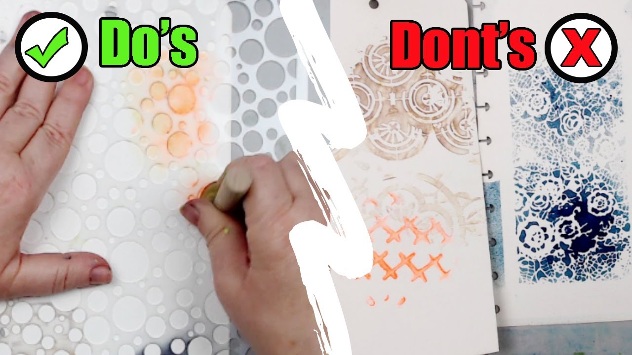 Hand Painted Designer Wallet  How to Minimize Mistakes with Stencils 