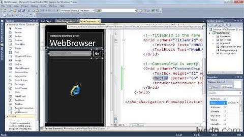 Windows Phone SDK - 15/16 Consuming web content with the WebBrowser control