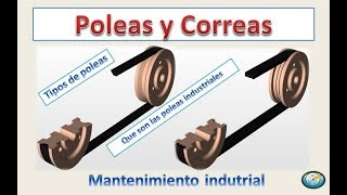 Correa y poleas de -