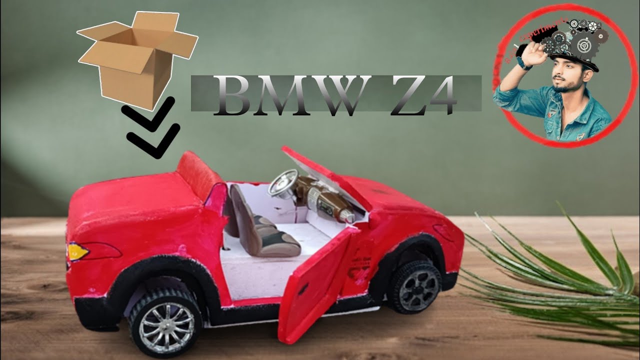 How to make RC Car(BMW Z4) Amazing Cardboard DIY YouTube