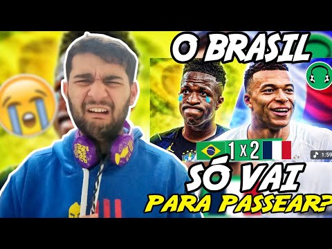 REACT 🎵 BRASIL TOMA BAILE DA FRANÇA! | Paródia Imbattables - Crystalo