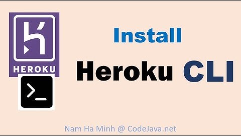 Heroku CLI (Heroku Command Line Interface) downloaden en installeren