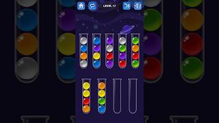 Ball sort puzzle ( game ) Level - 17 #games #stgaming #gaming