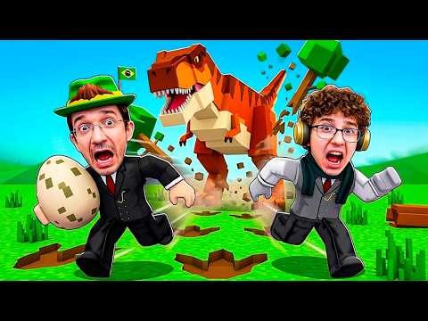 I Stole the DINOSAUR Egg 🦖 and We Fought the Boss in Roblox