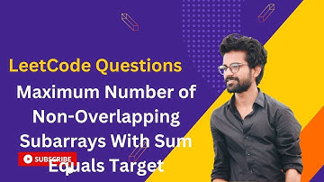 Maximum Number of Non-Overlapping Subarrays With Sum Equals Target | LeetCode 1546 | HashMap | C++