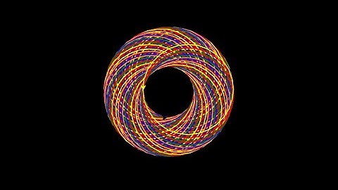 Moving Doughnut in python | Cool projects in python!