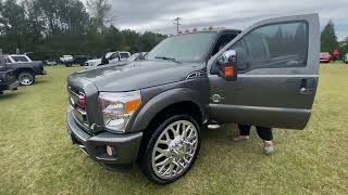 Clean Ford Dually on 28s