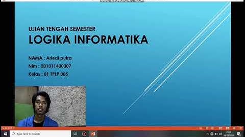 UTS LOGIKA INFORMATIKA UNPAM