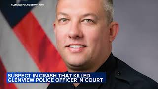 Man charged in Glenview officer's crash death to be held pending trial
