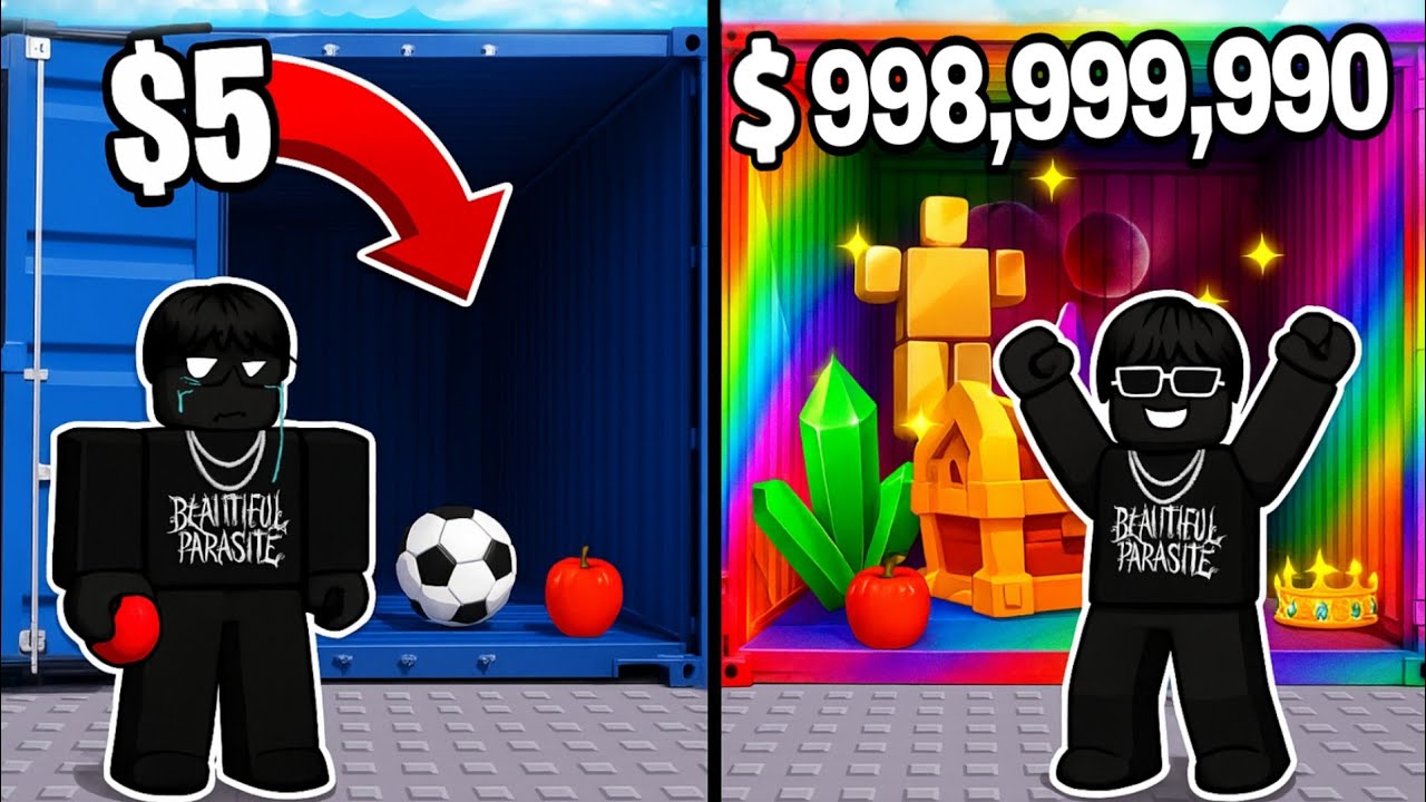 ผมซื้อคอนเทนเนอร์ราคาถูก vs ราคาแพง - Container RNG [ROBLOX] - YouTube