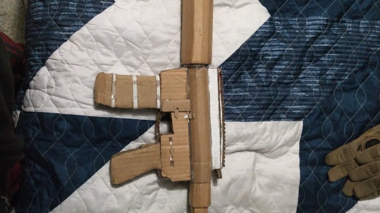 my cardboard M4 - YouTube