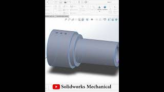 Design of connecting shaft (Motor to Gearbox)| Industrial design||SolidWorks|@DesignWithAjay Wealth