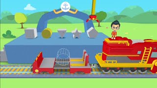 Learn shapes with this beautiful train game, لعبة القطار، تعلم الاشكال الهندسية للاطفال screenshot 5