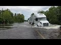 9-20-2019 Hankamer, Tx Flooding continues to make travel impossible I-10 closed drone