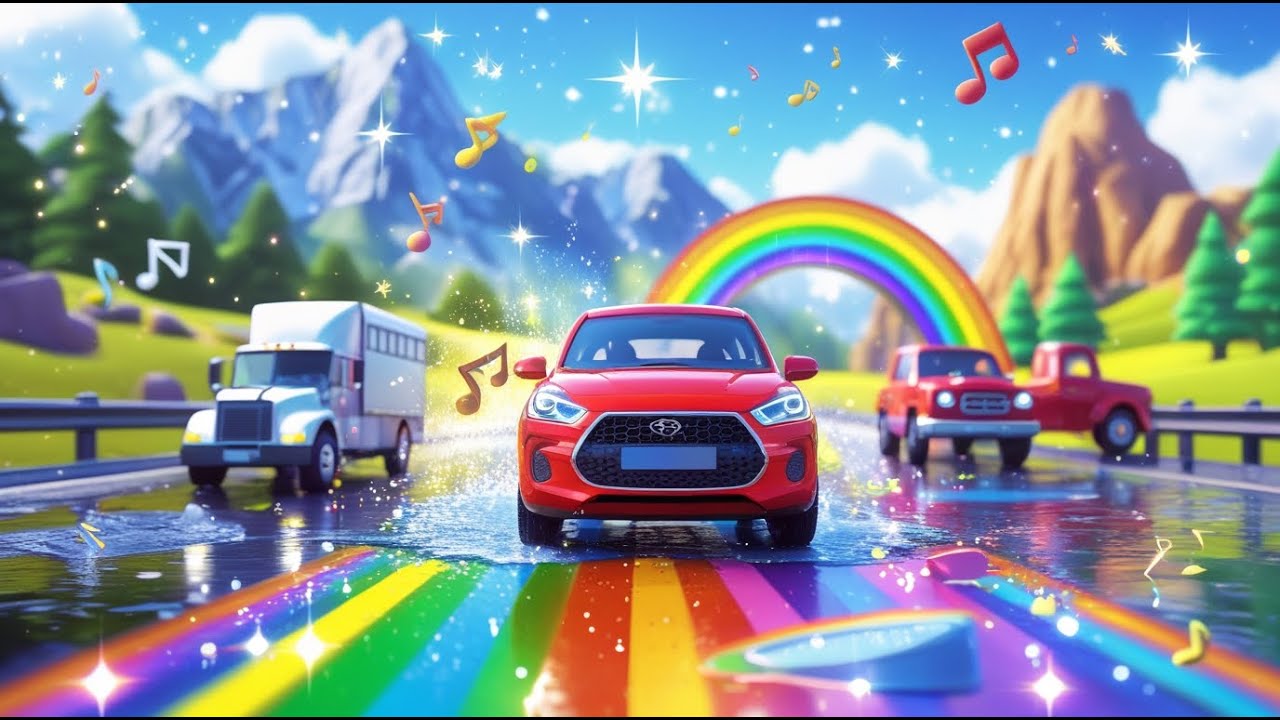 Little Car Adventure 🚗💨 | Long Car Song for Kids | Fun Vehicle Adventure for Toddlers