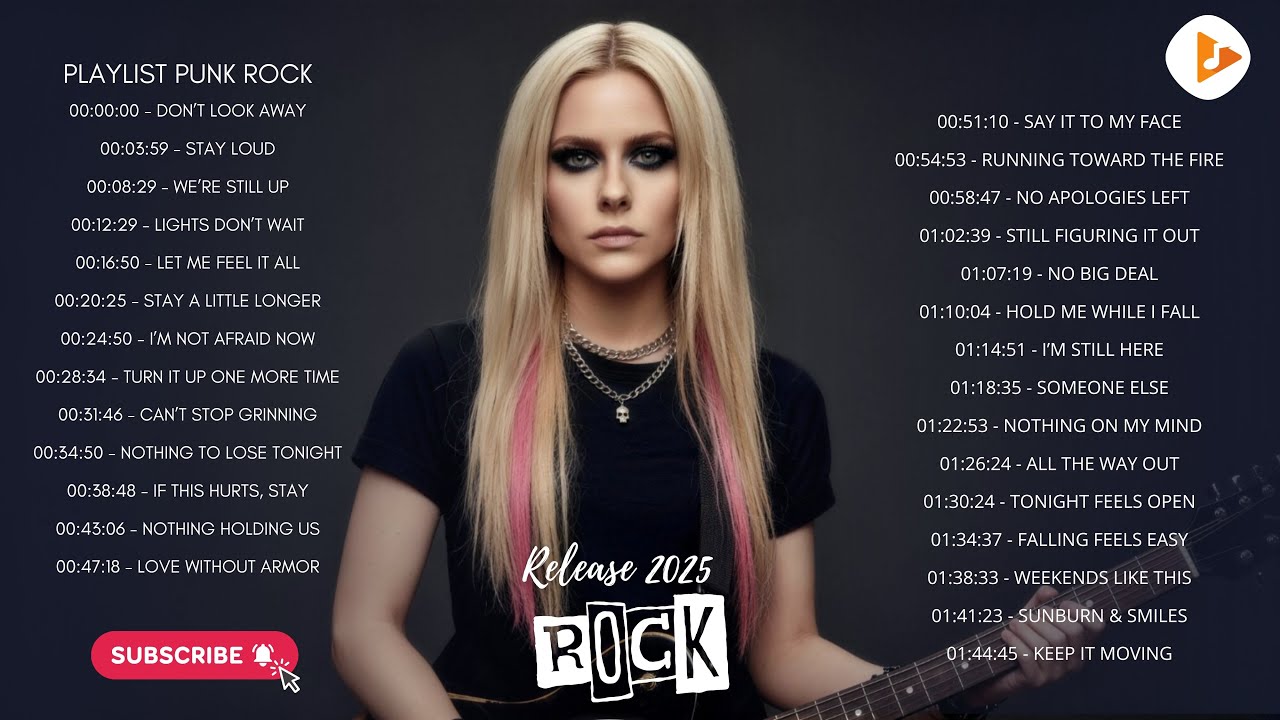 THE BEST OF AVRIL LAVIGNE POP PUNK ANTHEMS