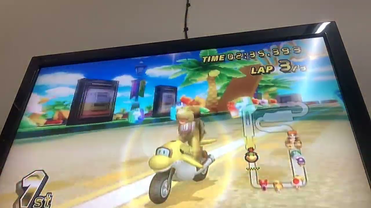 Mario Kart Wii 150CC Flower Cup Bowser Jr Dolphin Dasher