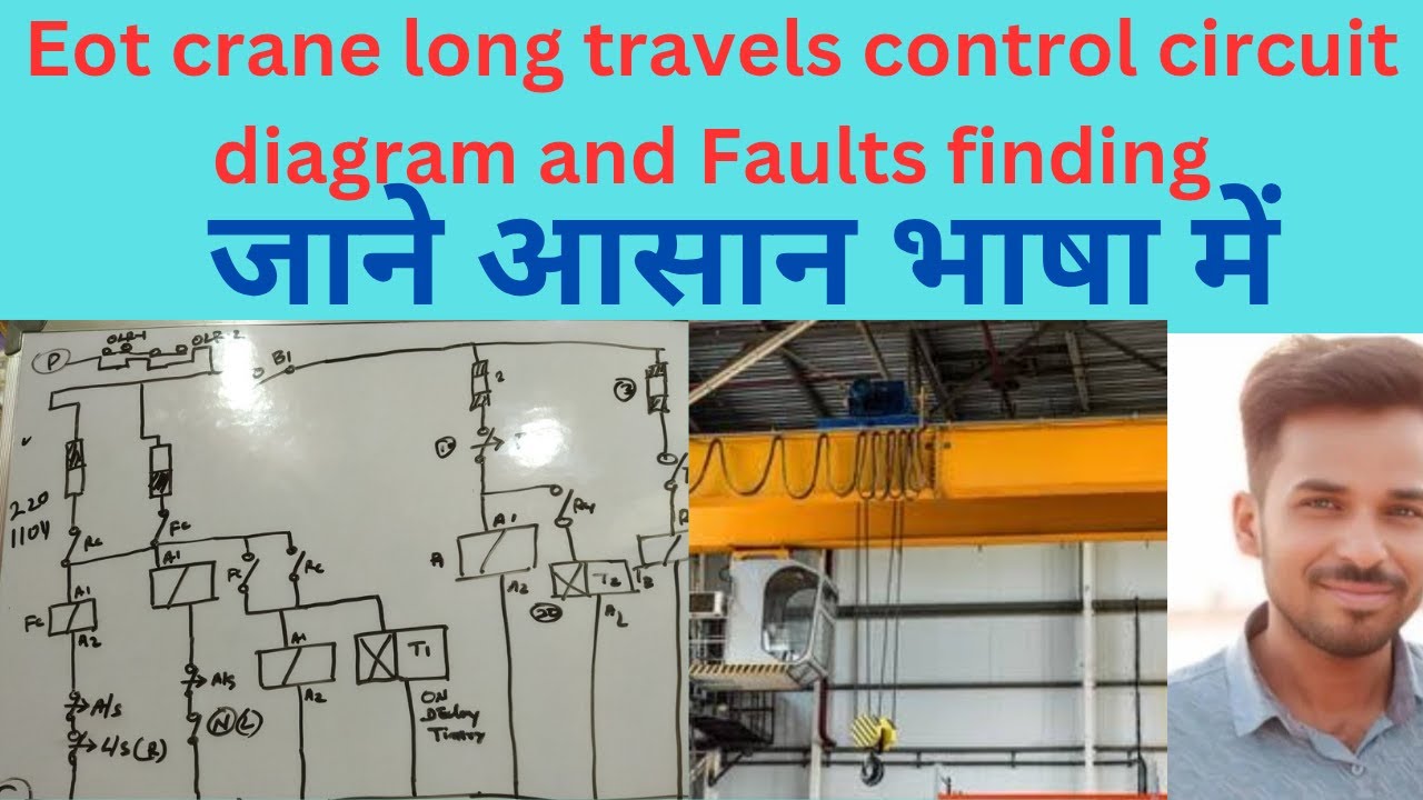 Eot crane Long travels Control circuit diagram and Faults Finding ...