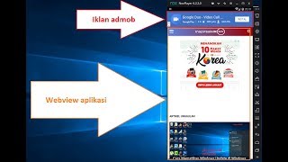 Cara Membuat Aplikasi Webview Android Plus Pasang Iklan Admob