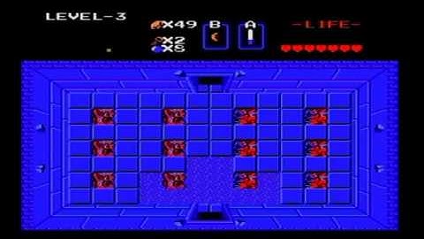 The Legned of Zelda Level 3 Dungeon Second Quest