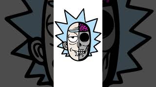 Quick Coloring ♥️ Rick from Rick and Morty #drawing #coloring #illustration #funny