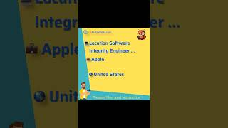 Location Software Integrity Engineer - Location Test Engineer