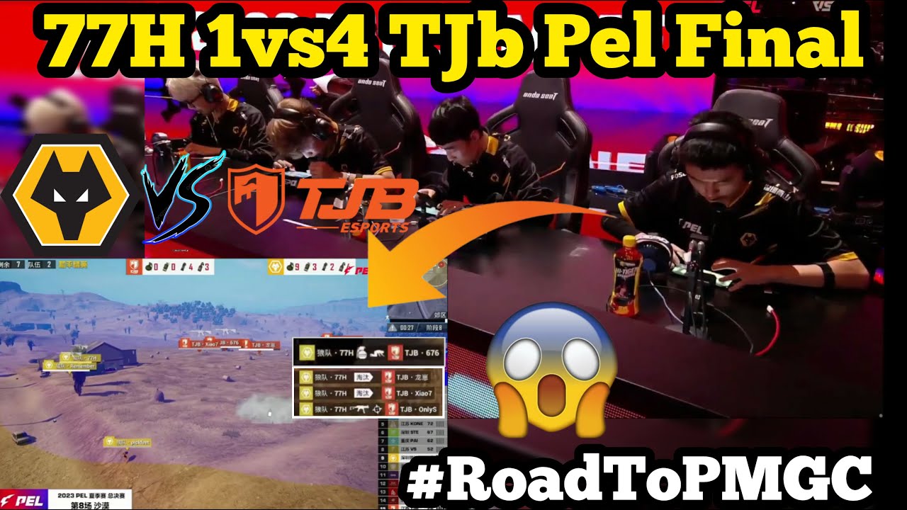 Wolves 77H 1vs4 TJB 🔥🔥|PEL Summer Final 2023 💥