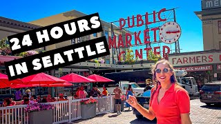 24 Hours in Seattle, Washington:Solo Travel Vlog 2023/2024| What to see, do, eat, and where to stay