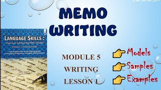 MEMO WRITING|Module 5|Writing Skills|Language Skills| screenshot 5